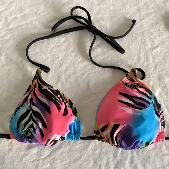 Roxy Multicolour String Bikini Set - Picture 3 of 10